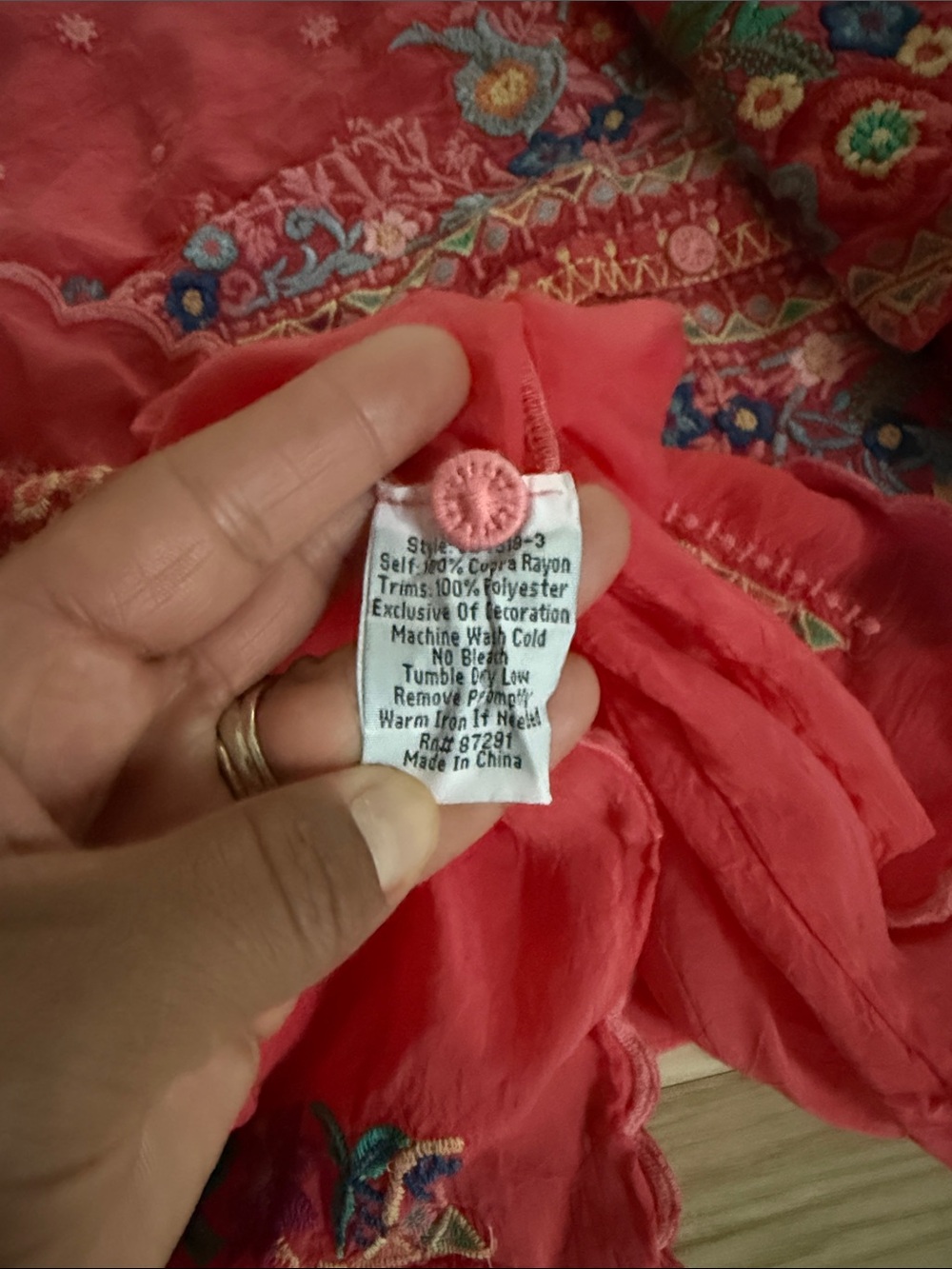 Johnny Was Mikones Tunic - Picture 14 of 15